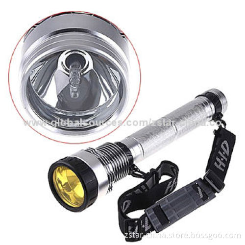 HID Xexon Flashlight Torch, 85W, 8,700mAh Rechargeable Battery, Stainless/Aluminum Alloy Tool Case